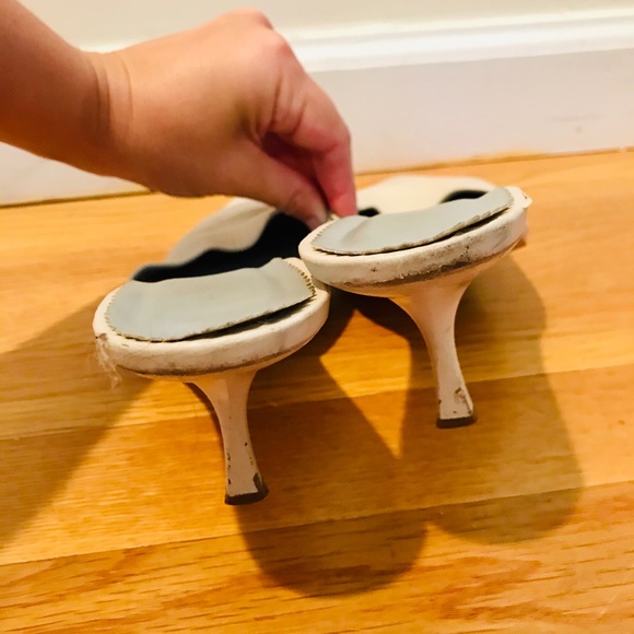 BCBG Cream Backless Kitten Heel - Picture 3 of 3